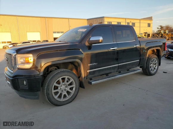 2014 GMC Sierra 1500 Denali with VIN 3GTU2WEJ1EG507220, listed as a Copart auction lot 87714265 with 143,161 mi miles and Salvage Title. Bid and sale history available at carsss.com. Image 1.