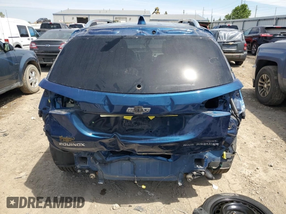 2021 Chevrolet Equinox Premier z VIN 2GNAXXEV0M6133133, wystawiony jako Copart lot #58995075 z przebiegiem 39 599 mil mil oraz Szkoda całkowita • Salvage title. Historia ofert i sprzedaży dostępna na DreamBid. Obrazek 6.