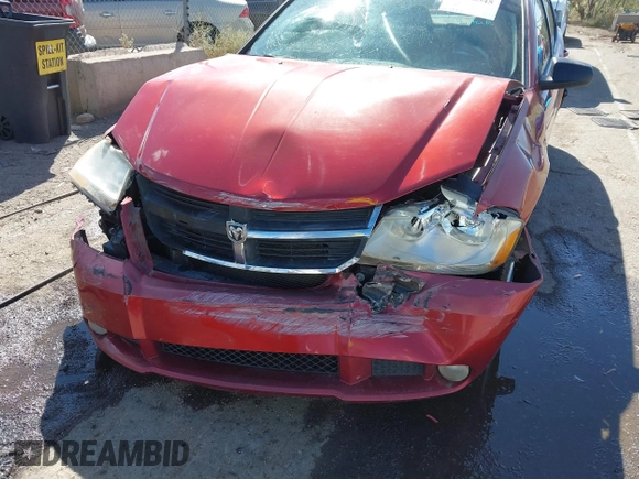 2008 Dodge Avenger SXT with VIN 1B3LC56R98N169618, listed as a IAAI auction lot 40626545 with 153,921 mi miles. Bid and sale history available at carsss.com. Image 6.