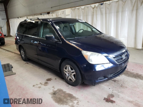 2006 Honda Odyssey EX-L with VIN 5FNRL38666B114457, listed as a Copart auction lot 46880885 with 176,033 mi miles and Salvage Title. Bid and sale history available at carsss.com. Image 4.