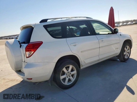 2008 Toyota RAV4 Ltd with VIN JTMZK31V985020582, listed as a Copart auction lot 46467685 with 218,391 mi miles and Salvage Title. Bid and sale history available at carsss.com. Image 3.
