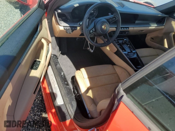 2024 Porsche 911 Carrera with VIN WP0CA2A95RS238446, listed as a Copart auction lot 74348734 with Not Provided miles and Salvage Title. Bid and sale history available at DreamBid. Image 8.