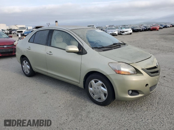 2008 Toyota Yaris with VIN JTDBT923681261683, listed as a Copart auction lot 53212285 with 196,605 mi miles and Clean Title. Bid and sale history available at DreamBid. Image 4.