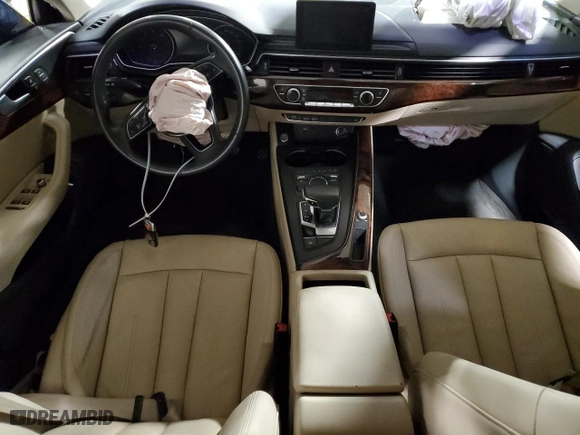 2018 Audi A4 Premium with VIN WAUKMAF44JA143958, listed as a Copart auction lot 85495074 with 0 mi miles and Salvage Title. Bid and sale history available at carsss.com. Image 8.