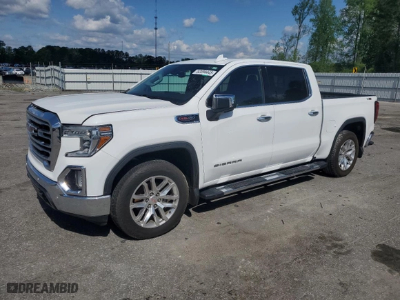 2019 GMC Sierra 1500 SLT with VIN 1GTU9DEL5KZ151318, listed as a Copart auction lot 52094445 with 134,260 mi miles and Clean Title. Bid and sale history available at carsss.com. Image 1.