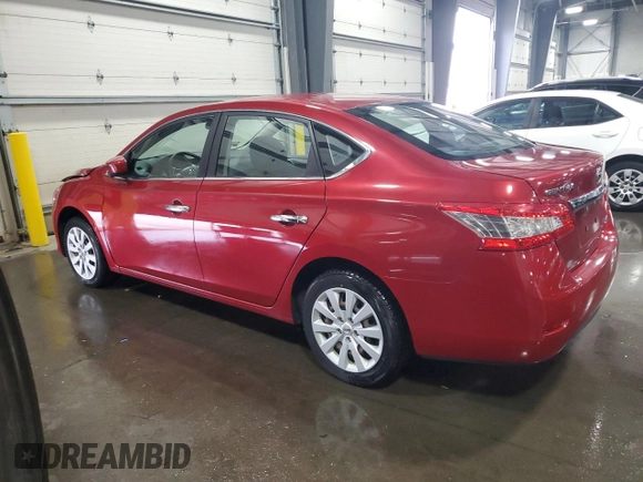 2014 Nissan Sentra SV with VIN 3N1AB7AP8EY253456, listed as a Copart auction lot 60171835 with 123,250 mi miles and Salvage title. Bid and sale history available at DreamBid. Image 2.