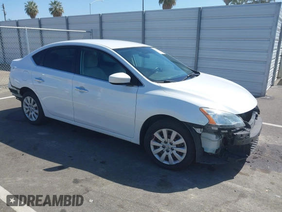 2015 Nissan Sentra SV z VIN 3N1AB7AP6FY221199, wystawiony jako IAAI lot #42360738 z przebiegiem 153 802 mil mil oraz . Historia ofert i sprzedaży dostępna na DreamBid. Obrazek 1.