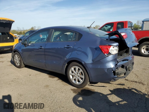 2016 Kia Rio LX with VIN KNADM4A30G6684798, listed as a Copart auction lot 54304005 with 49,719 mi miles and Salvage Title. Bid and sale history available at DreamBid. Image 2.