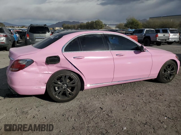 2018 Mercedes-Benz C with VIN 55SWF4JB4JU278062, listed as a Copart auction lot 47644345 with 12,968 mi miles and Salvage Title. Bid and sale history available at carsss.com. Image 3.
