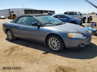 2001 Chrysler Sebring Limited with VIN 1C3EL65U31N638098, listed as a Copart auction lot 60268024 with 112,269 mi miles and Clean Title. Bid and sale history available at carsss.com. Image 4.
