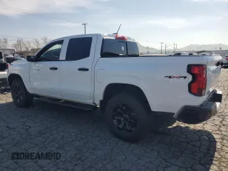 2023 Chevrolet Colorado 4WD Work Truck with VIN 1GCGTBEC9P1197906, listed as a Copart auction lot 45225455 with 45,087 mi miles and Salvage title. Bid and sale history available at DreamBid. Image 2.