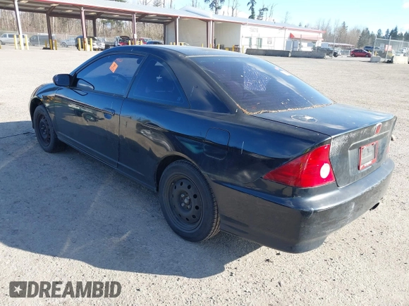 2005 Honda Civic Cpe LX with VIN 1HGEM22545L074544, listed as a IAAI auction lot 41753533 with 1 mi miles. Bid and sale history available at carsss.com. Image 3.