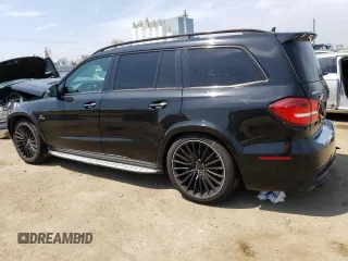 2017 Mercedes-Benz GLS 63 AMG with VIN 4JGDF7FE5HA747770, listed as a Copart auction lot 65888883 with 50,889 mi miles and Salvage Title. Bid and sale history available at DreamBid. Image 2.