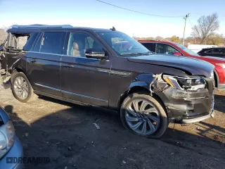 2023 Lincoln Navigator L Reserve with VIN 5LMJJ3LG6PEL16195, listed as a Copart auction lot 82288124 with 23,021 mi miles and Salvage Title. Bid and sale history available at carsss.com. Image 4.
