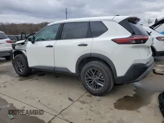 2023 Nissan Rogue S with VIN 5N1BT3AA7PC843755, listed as a Copart auction lot 47967785 with 44,277 mi miles and Salvage title. Bid and sale history available at DreamBid. Image 2.