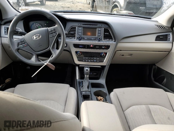 2016 Hyundai Sonata Hybrid SE with VIN KMHE24L10GA026027, listed as a Copart auction lot 36544383 with 97,939 mi miles. Bid and sale history available at carsss.com. Image 8.