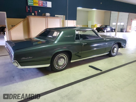 1967 Ford Thunderbird with VIN 7Y81Z102445, listed as a Copart auction lot 68542543 with 60,979 mi miles and Clean Title. Bid and sale history available at DreamBid. Image 3.