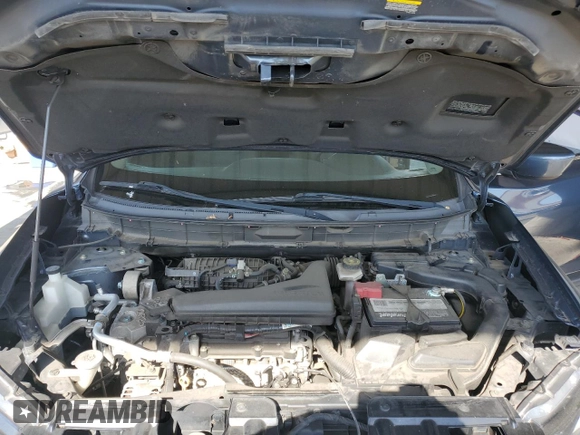 2016 Nissan Rogue SV with VIN KNMAT2MV8GP691017, listed as a Copart auction lot 55435685 with 91,056 mi miles and Salvage Title. Bid and sale history available at DreamBid. Image 11.