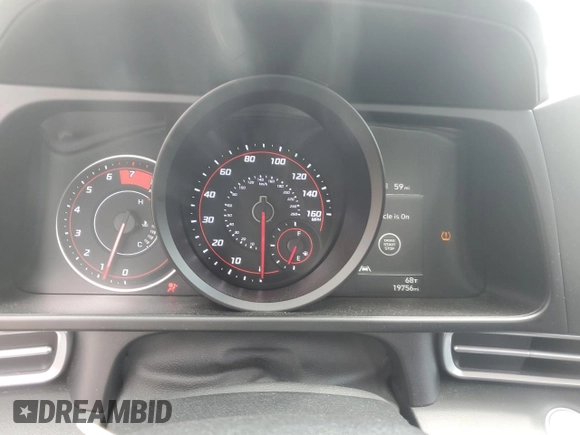 2023 Hyundai Elantra SEL with VIN KMHLM4AG3PU588625, listed as a Copart auction lot 54738485 with 19,756 mi miles and Salvage title. Bid and sale history available at DreamBid. Image 9.