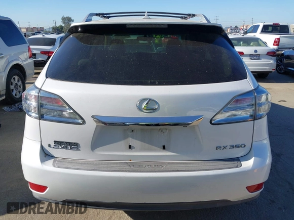 2010 Lexus RX 350 with VIN 2T2BK1BA4AC065922, listed as a IAAI auction lot 42237031 with 164,820 mi miles and . Bid and sale history available at carsss.com. Image 16.