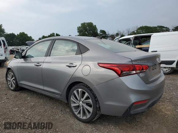 2022 Hyundai Accent Limited with VIN 3KPC34A67NE175892, listed as a Copart auction lot 68247634 with 52,544 mi miles and Salvage Title. Bid and sale history available at carsss.com. Image 2.