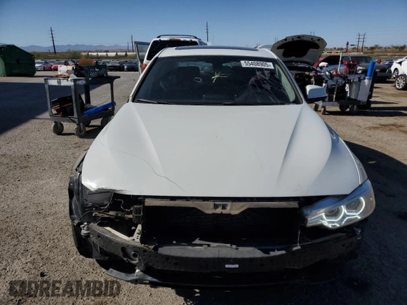2013 BMW 3 Series 328i with VIN WBA3C1G51DNR47551, listed as a Copart auction lot 55408905 with 131,930 mi miles and Salvage Title. Bid and sale history available at DreamBid. Image 5.