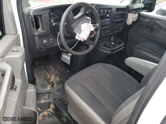 2019 GMC Savana Cargo Van with VIN 1GTW7AFG2K1293185, listed as a Copart auction lot 85685444 with 166,770 mi miles and Salvage Title. Bid and sale history available at carsss.com. Image 8.