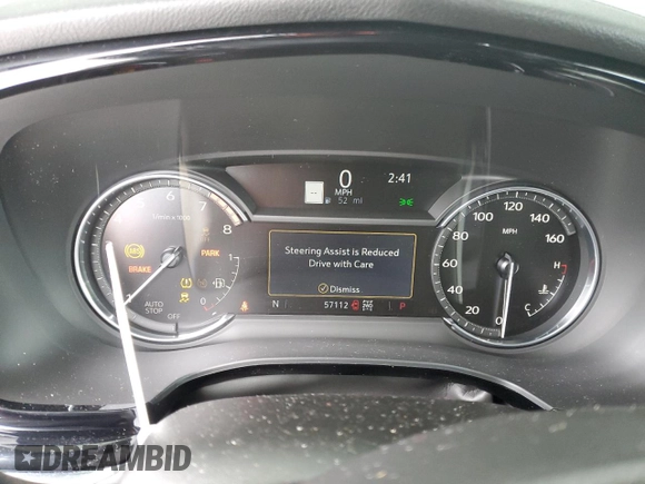 2021 Cadillac XT6 Premium Luxury with VIN 1GYKPDRS3MZ165049, listed as a Copart auction lot 45456145 with 57,112 mi miles and Salvage title. Bid and sale history available at DreamBid. Image 9.