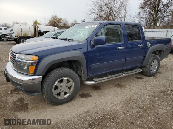 2012 GMC Canyon SLT with VIN 1GTH6NFE8C8100242, listed as a Copart auction lot 78986194 with 190,604 mi miles and Clean Title. Bid and sale history available at carsss.com. Image 1.