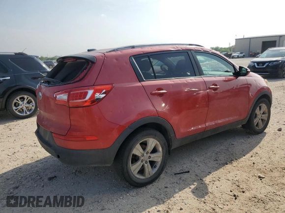 2013 Kia Sportage LX with VIN KNDPB3A27D7475202, listed as a Copart auction lot 51686555 with 110,467 mi miles and Clean title. Bid and sale history available at DreamBid. Image 3.