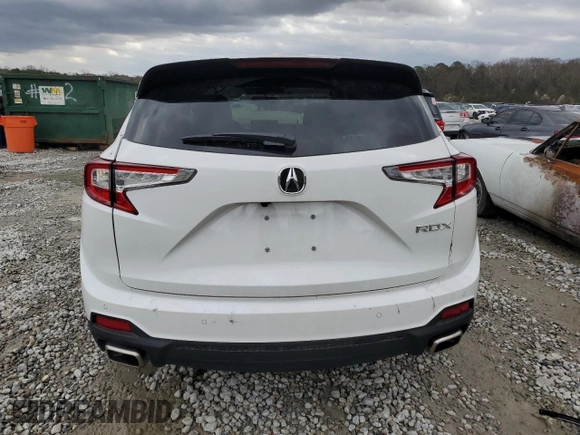 2023 Acura RDX w/Technology Package with VIN 5J8TC1H57PL010481, listed as a Copart auction lot 47923285 with 10,289 mi miles and Salvage Title. Bid and sale history available at carsss.com. Image 6.