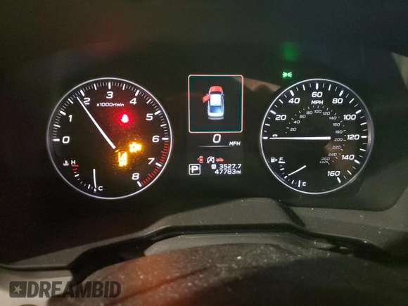 2020 Subaru Legacy Premium с VIN 4S3BWAC65L3002116, выставлен на аукционе Copart как лот 46534895 с пробегом 47 783 миль миль и Списание • Salvage title. История ставок и продаж доступна на DreamBid. Изображение 9.