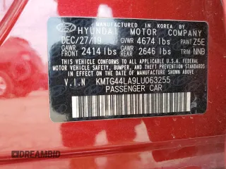 2020 Genesis G70 2.0T with VIN KMTG44LA9LU063255, listed as a Copart auction lot 68521544 with 68,339 mi miles and Salvage Title. Bid and sale history available at carsss.com. Image 12.