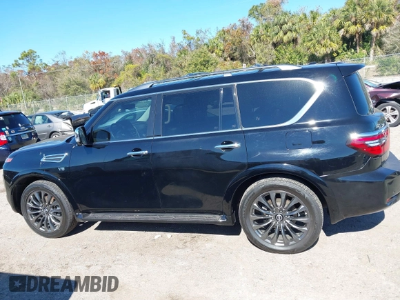 2022 Nissan Armada Platinum with VIN JN8AY2DA0N9390388, listed as a IAAI auction lot 41291488 with 42,545 mi miles and . Bid and sale history available at DreamBid. Image 14.