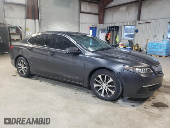 2016 Acura TLX with VIN 19UUB1F3XGA015503, listed as a Copart auction lot 52293715 with 120,295 mi miles and Salvage title. Bid and sale history available at DreamBid. Image 4.