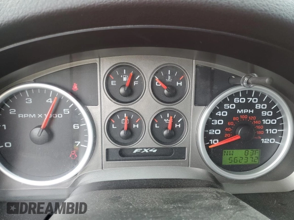 2006 Ford F-150 XLT с VIN 1FTPX14566KB21652, выставлен на аукционе Copart как лот 54096675 с пробегом 56 237 миль миль и Списание • Salvage title. История ставок и продаж доступна на DreamBid. Изображение 9.