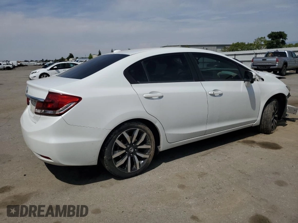 2015 Honda Civic EX-L z VIN 19XFB2F91FE011417, wystawiony jako Copart lot #55143755 z przebiegiem 134 653 mil mil oraz Szkoda całkowita • Salvage title. Historia ofert i sprzedaży dostępna na DreamBid. Obrazek 3.