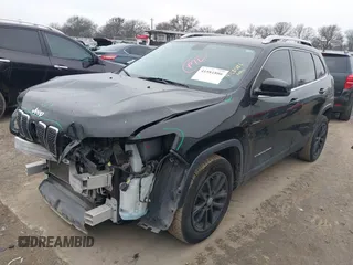 2020 Jeep Cherokee Latitude Plus with VIN 1C4PJLLB7LD637670, listed as a IAAI auction lot 41581886 with 70,199 mi miles. Bid and sale history available at carsss.com. Image 2.