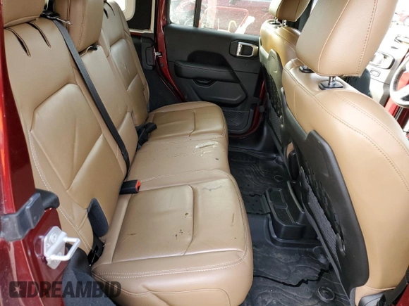 2021 Jeep Wrangler Unlimited Rubicon with VIN 1C4JJXFM1MW684094, listed as a Copart auction lot 88684435 with 35,686 mi miles and Salvage Title. Bid and sale history available at carsss.com. Image 10.