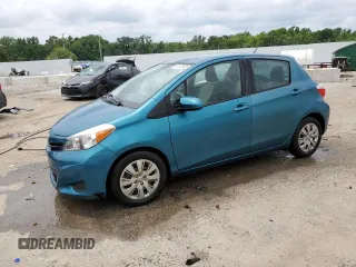 2012 Toyota Yaris L with VIN JTDKTUD35CD501491, listed as a Copart auction lot 64105905 with 130,044 mi miles and Salvage title. Bid and sale history available at DreamBid. Image 1.