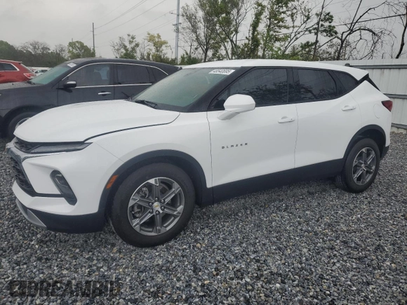 2024 Chevrolet Blazer LT z VIN 3GNKBCR43RS137604, wystawiony jako Copart lot #48540695 z przebiegiem 4 982 mil mil oraz Nie do naprawy • Non repairable. Historia ofert i sprzedaży dostępna na DreamBid. Obrazek 1.