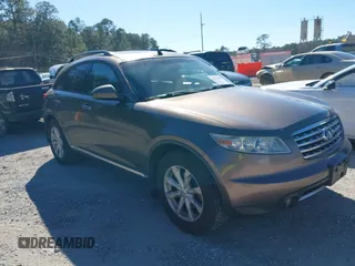 2006 Infiniti FX with VIN JNRAS08W46X208731, listed as a IAAI auction lot 41617864 with 229,235 mi miles and . Bid and sale history available at carsss.com. Image 1.