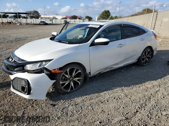 2019 Honda Civic Si z VIN 2HGFC1E58KH705530, wystawiony jako Copart lot #47321205 z przebiegiem 70 444 mil mil oraz Szkoda całkowita • Salvage title. Historia ofert i sprzedaży dostępna na DreamBid. Obrazek 1.