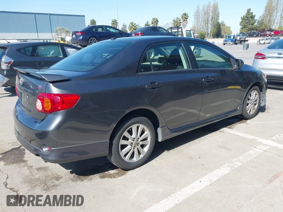 2009 Toyota Corolla with VIN 1NXBU40E19Z143959, listed as a IAAI auction lot 42032312 with 155,776 mi miles. Bid and sale history available at carsss.com. Image 4.