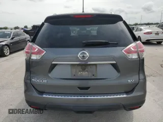 2016 Nissan Rogue S with VIN 5N1AT2MNXGC824329, listed as a Copart auction lot 54389435 with 120,464 mi miles and Salvage Title. Bid and sale history available at DreamBid. Image 6.