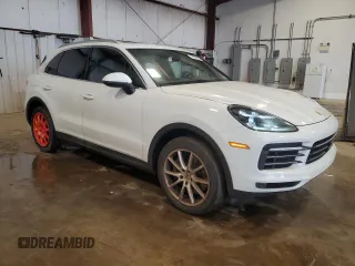 2021 Porsche Cayenne with VIN WP1AA2AY6MDA10403, listed as a Copart auction lot 56296855 with 63,880 mi miles and Salvage title. Bid and sale history available at DreamBid. Image 4.