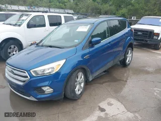 2017 Ford Escape SE with VIN 1FMCU0G98HUD67072, listed as a IAAI auction lot 41950388 with 1 mi miles. Bid and sale history available at carsss.com. Image 2.