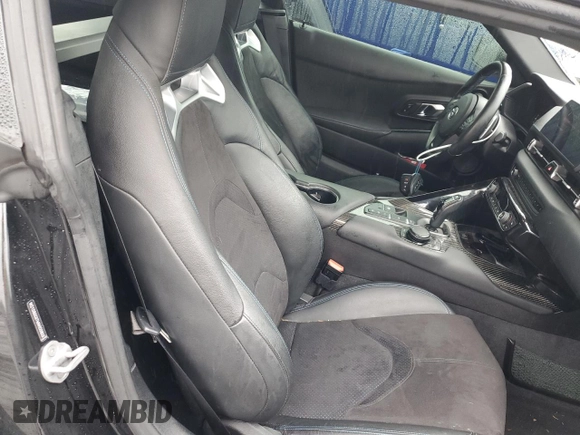 2021 Toyota GR Supra 3.0 with VIN WZ1DB0C07MW035825, listed as a Copart auction lot 85077294 with 25,157 mi miles and Salvage Title. Bid and sale history available at carsss.com. Image 10.