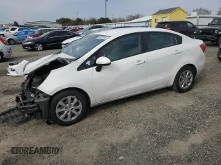 2013 Kia Rio LX with VIN KNADM4A31D6113719, listed as a Copart auction lot 44825165 with 121,443 mi miles and Salvage Title. Bid and sale history available at carsss.com. Image 1.