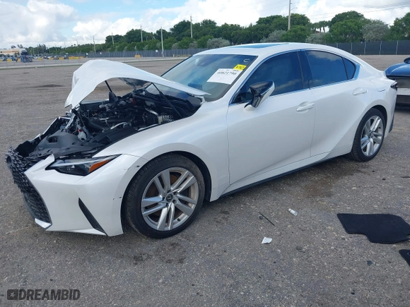 2024 Lexus IS with VIN JTHCA1D29R5132104, listed as a IAAI auction lot 40821790 with 1,872 mi miles. Bid and sale history available at carsss.com. Image 17.